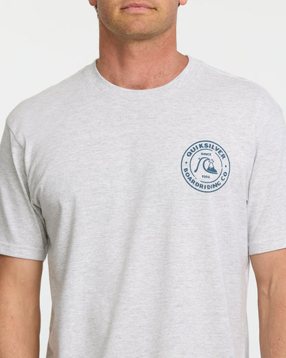 Bubbles T-Shirt - Silver White Heather | Quick Silver