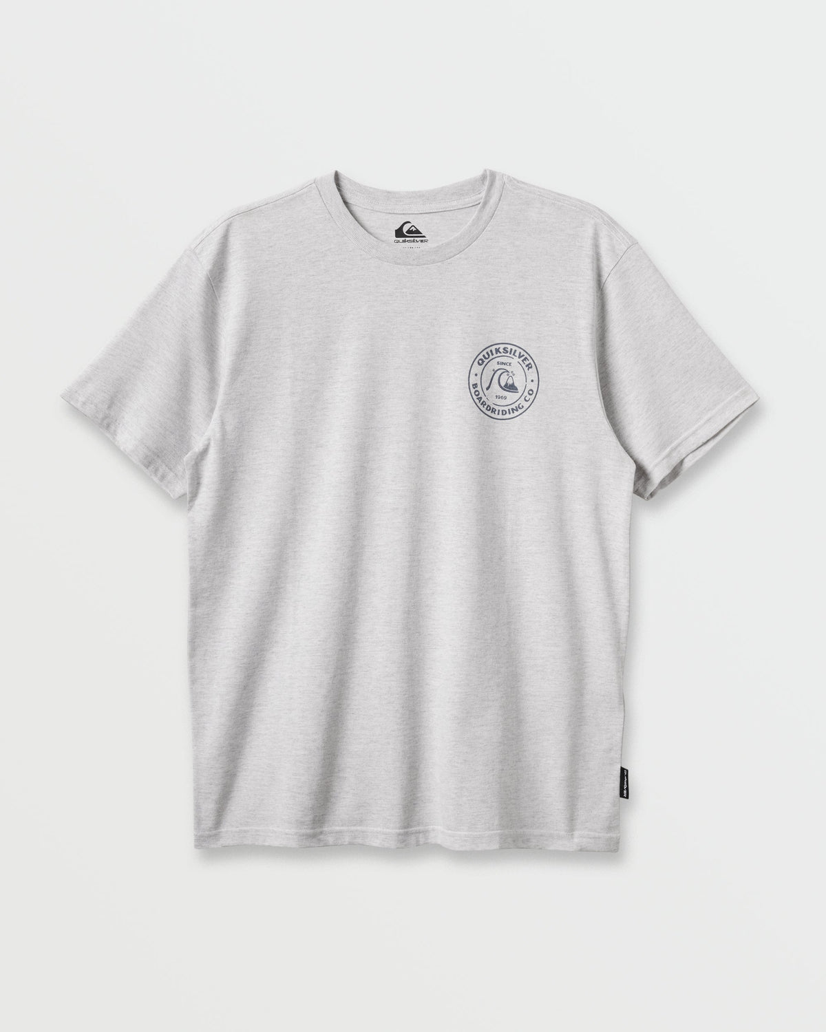 Bubbles T-Shirt - Silver White Heather | Quick Silver