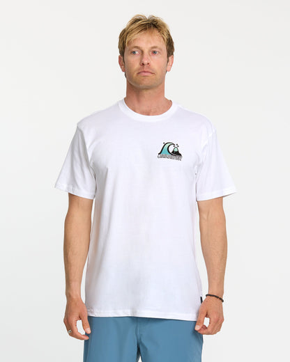 Bubble Fade T-Shirt - White | Quick Silver