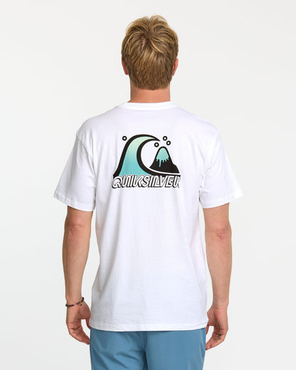 Bubble Fade T-Shirt - White | Quick Silver