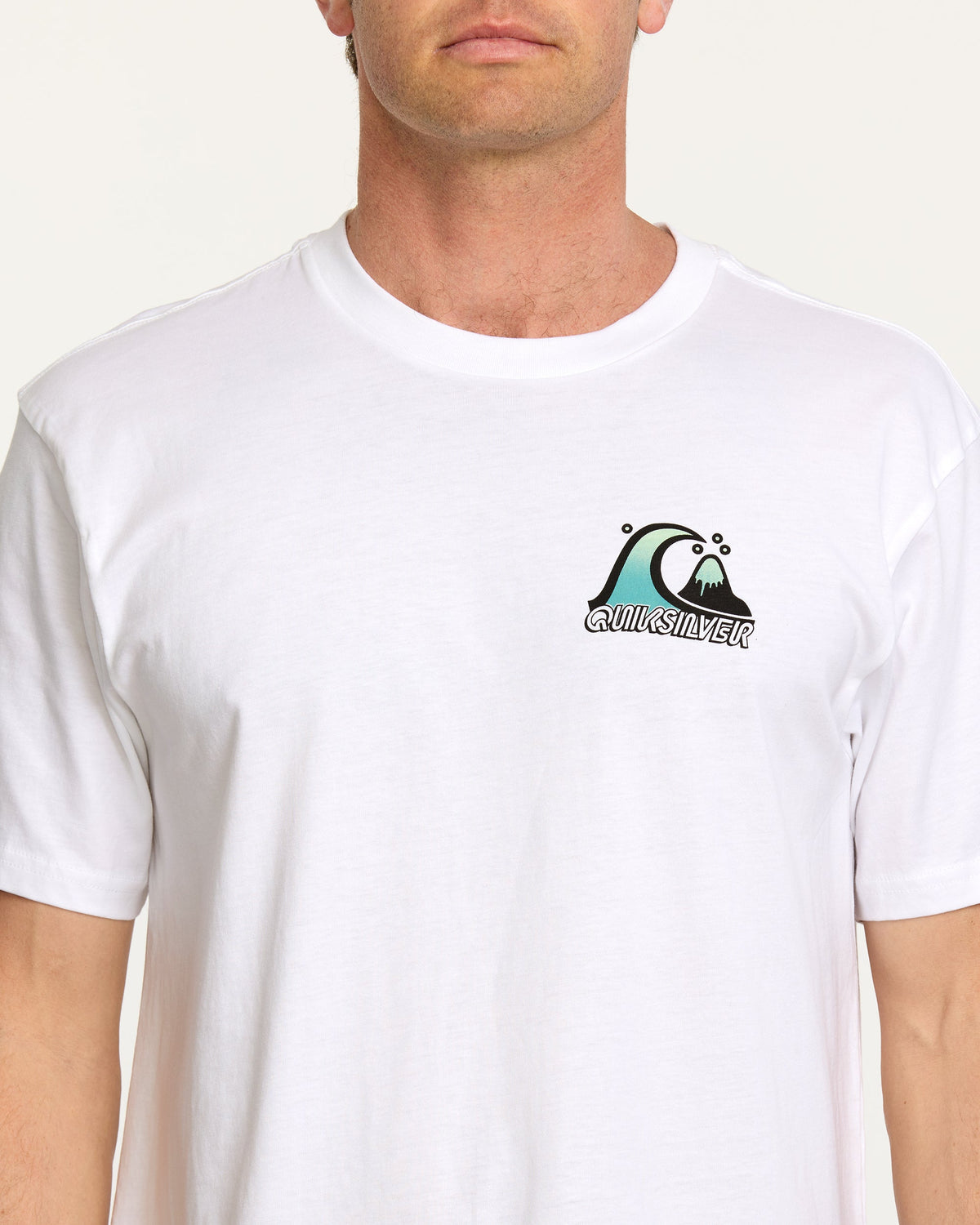 Bubble Fade T-Shirt - White | Quick Silver