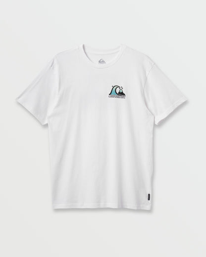 Bubble Fade T-Shirt - White | Quick Silver