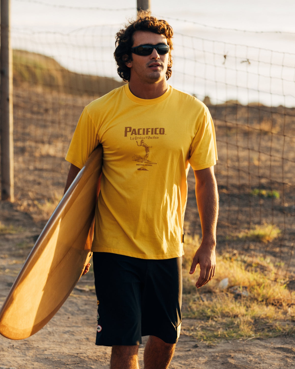 Quiksilver x Pacifico Baja Arch T-Shirt - Sunshine | Quick Silver