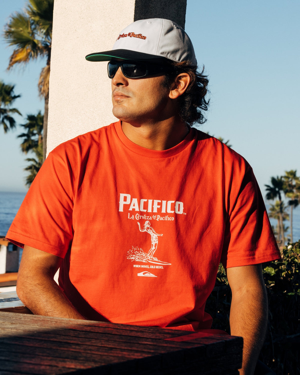 Quiksilver x Pacifico Baja Arch T-Shirt - Red | Quick Silver