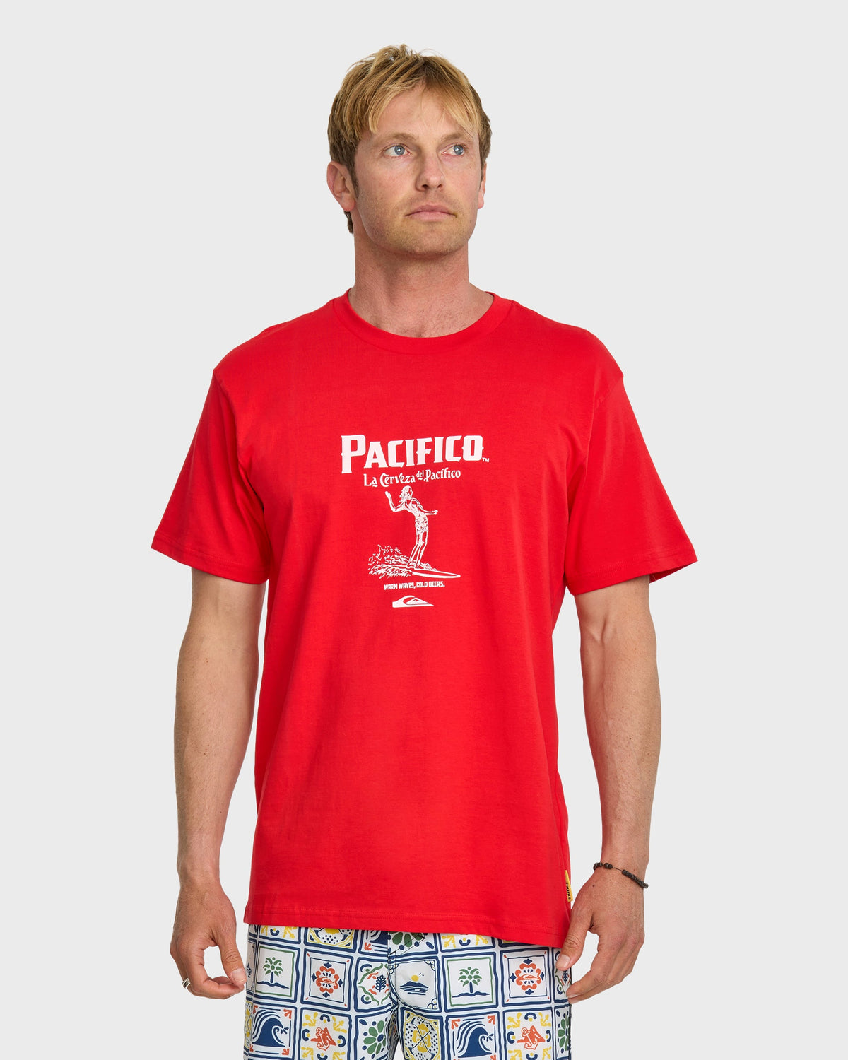 Quiksilver x Pacifico Baja Arch T-Shirt - Red | Quick Silver