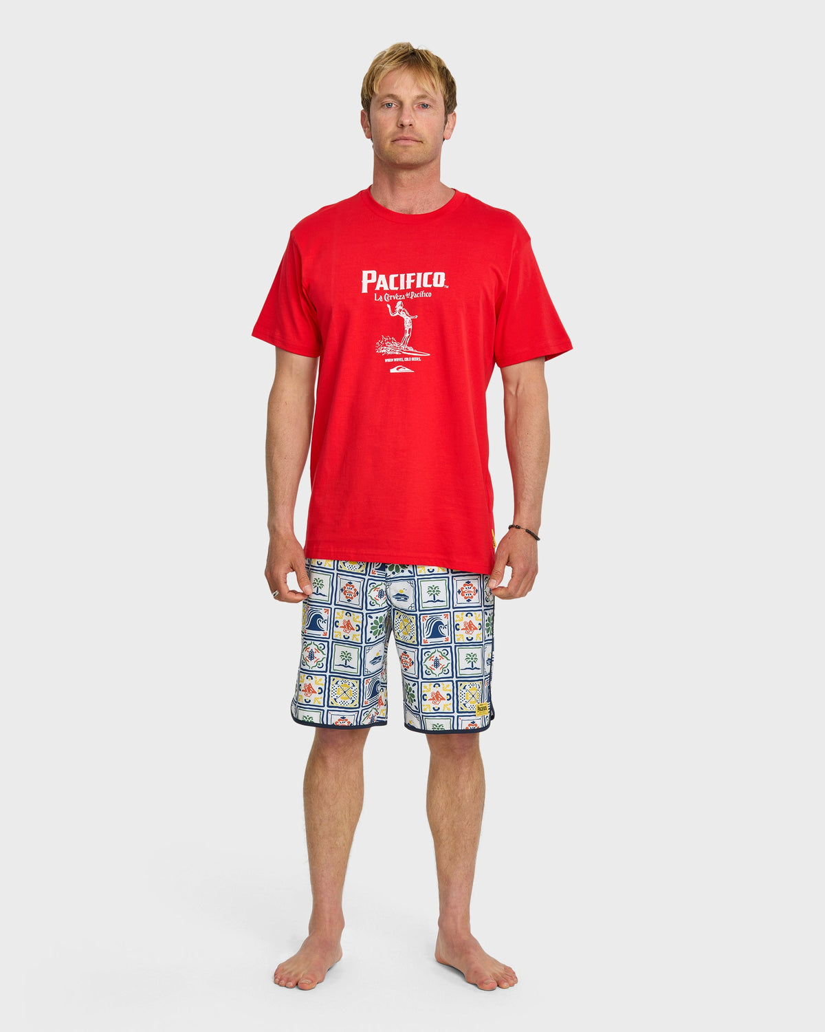 Quiksilver x Pacifico Baja Arch T-Shirt - Red | Quick Silver