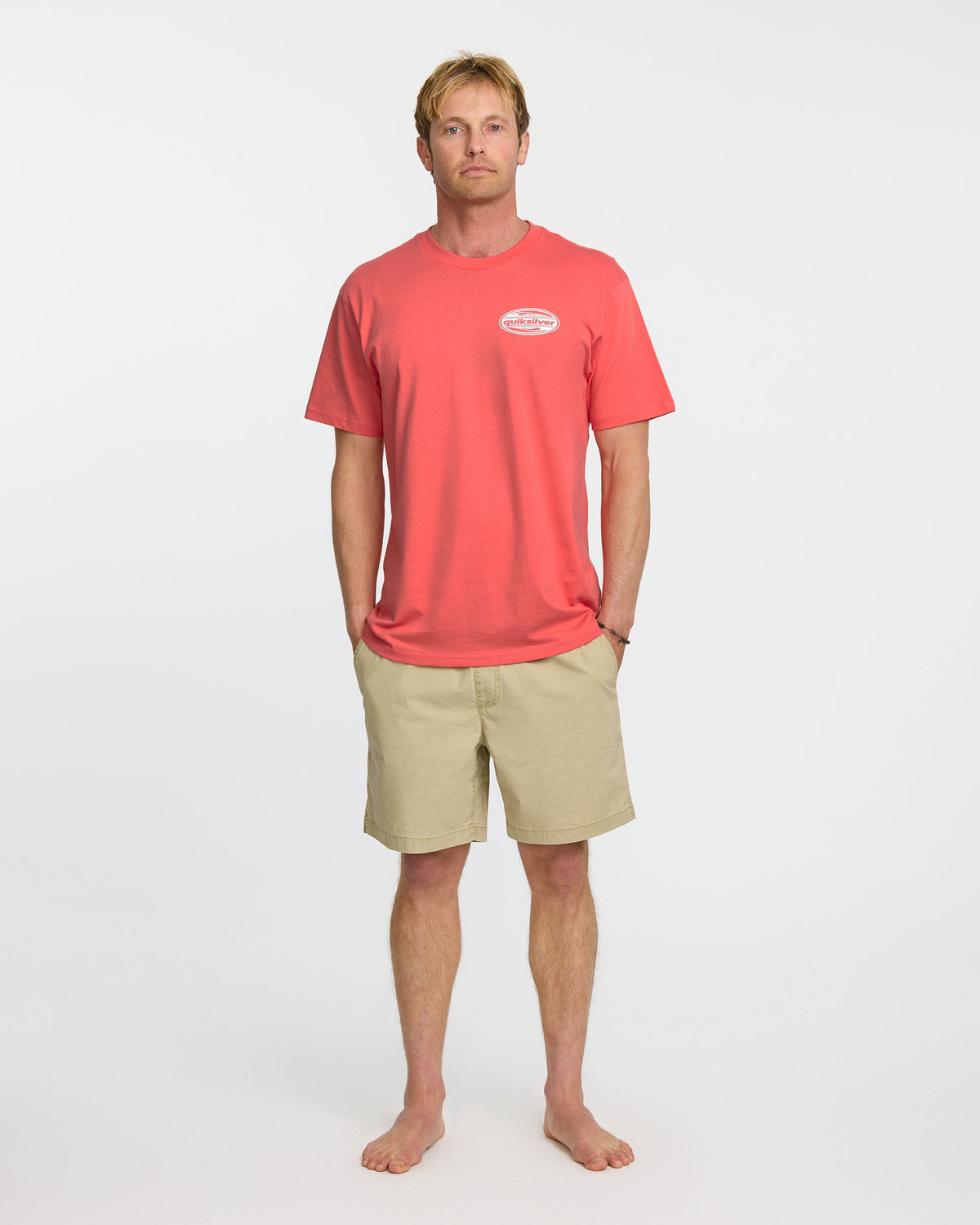 2000S Boarding T-Shirt - Coral | Quick Silver