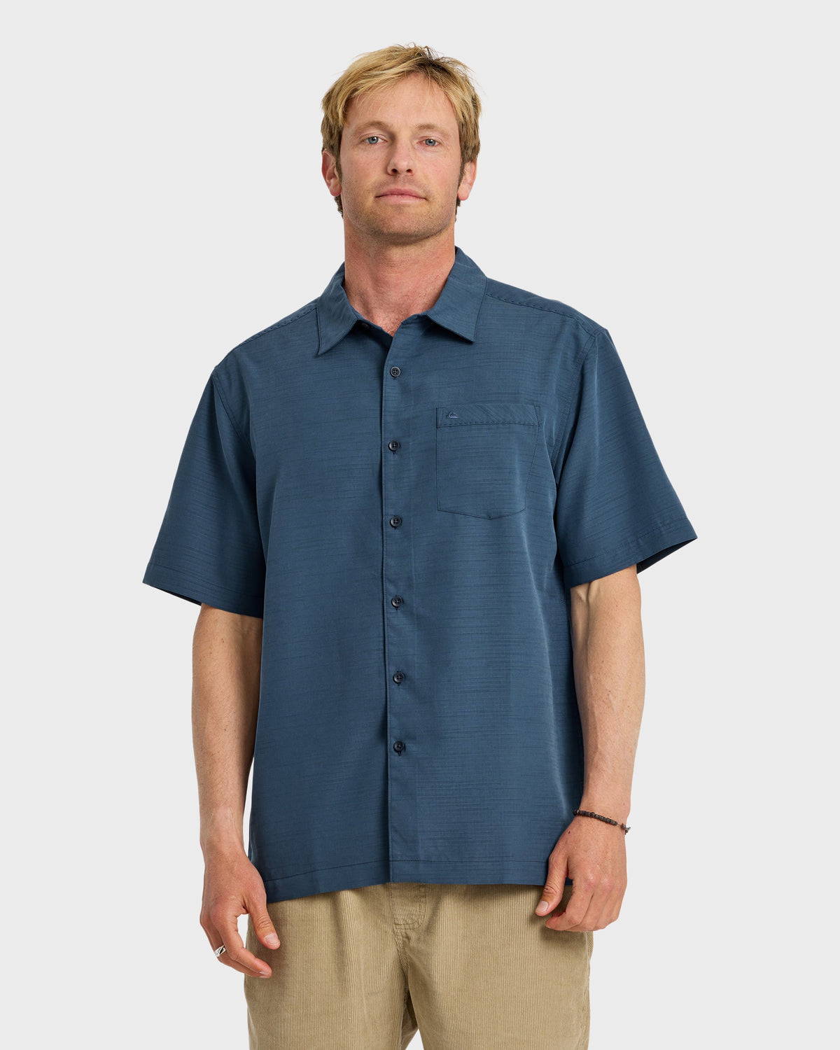 Waterman Centinela Premium Anti-Wrinkle Shirt - Navy | Quick Silver
