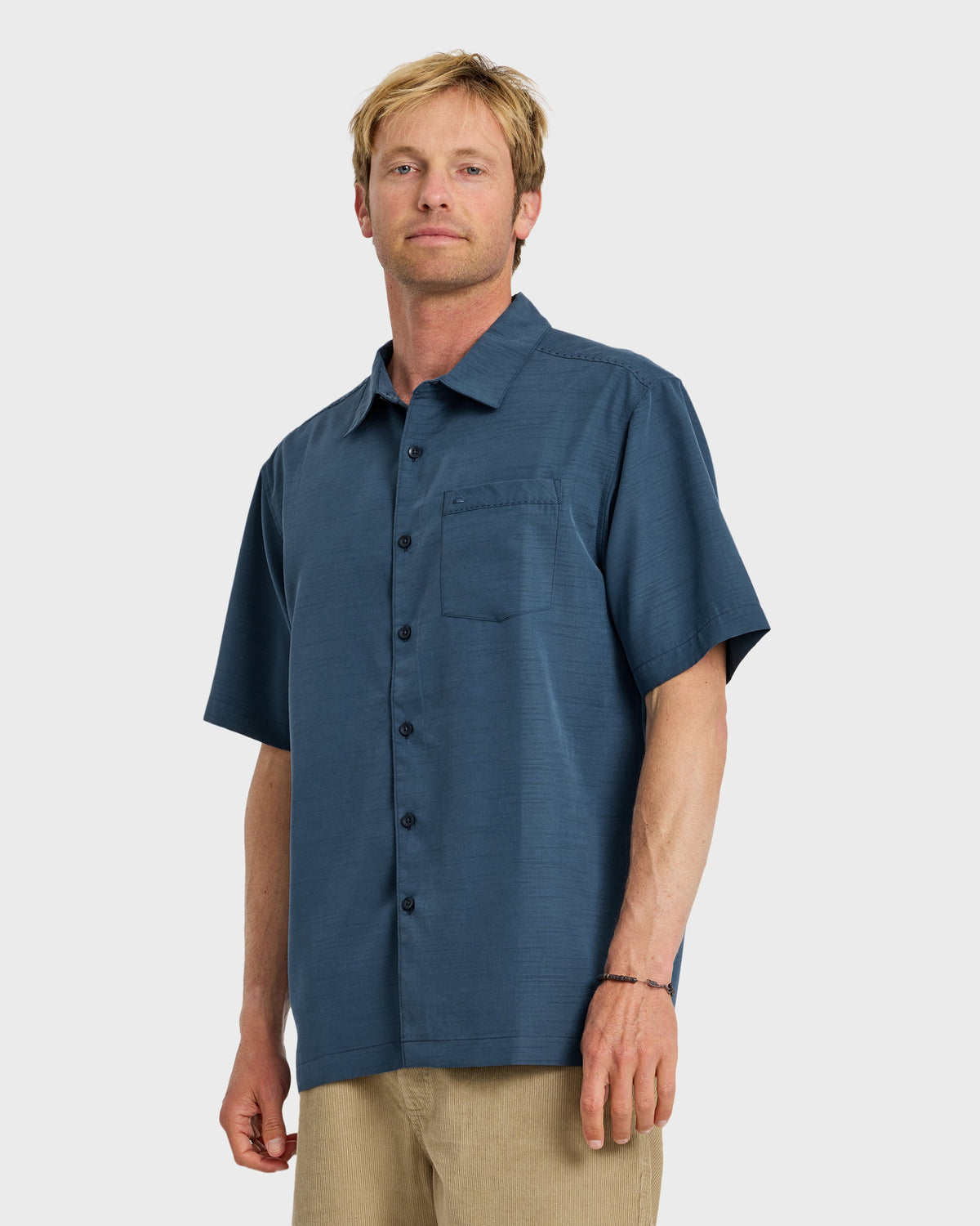 Waterman Centinela Premium Anti-Wrinkle Shirt - Navy | Quick Silver
