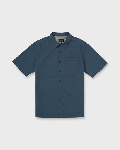 Waterman Centinela Premium Anti-Wrinkle Shirt - Navy | Quick Silver