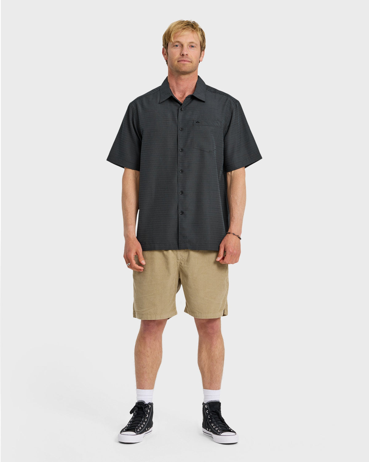 Waterman Centinela Premium Anti-Wrinkle Shirt - Black | Quick Silver