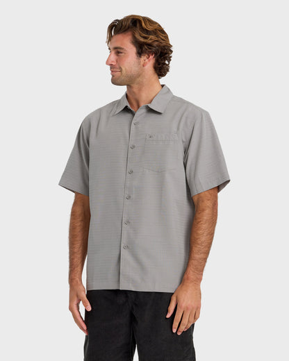 Waterman Centinela Premium Anti-Wrinkle Shirt - Grey | Quick Silver