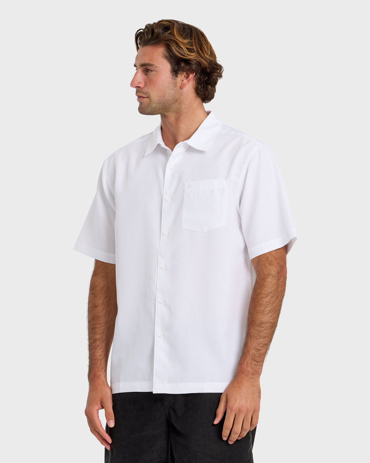 Waterman Centinela Premium Anti-Wrinkle Shirt - White | Quick Silver
