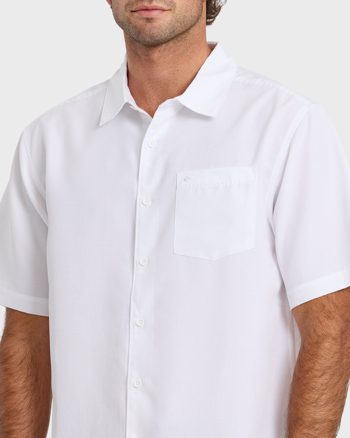 Waterman Centinela Premium Anti-Wrinkle Shirt - White | Quick Silver