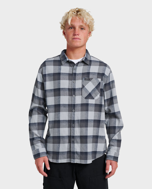Penmar Check Flannel Shirt - Quarry | Quick Silver