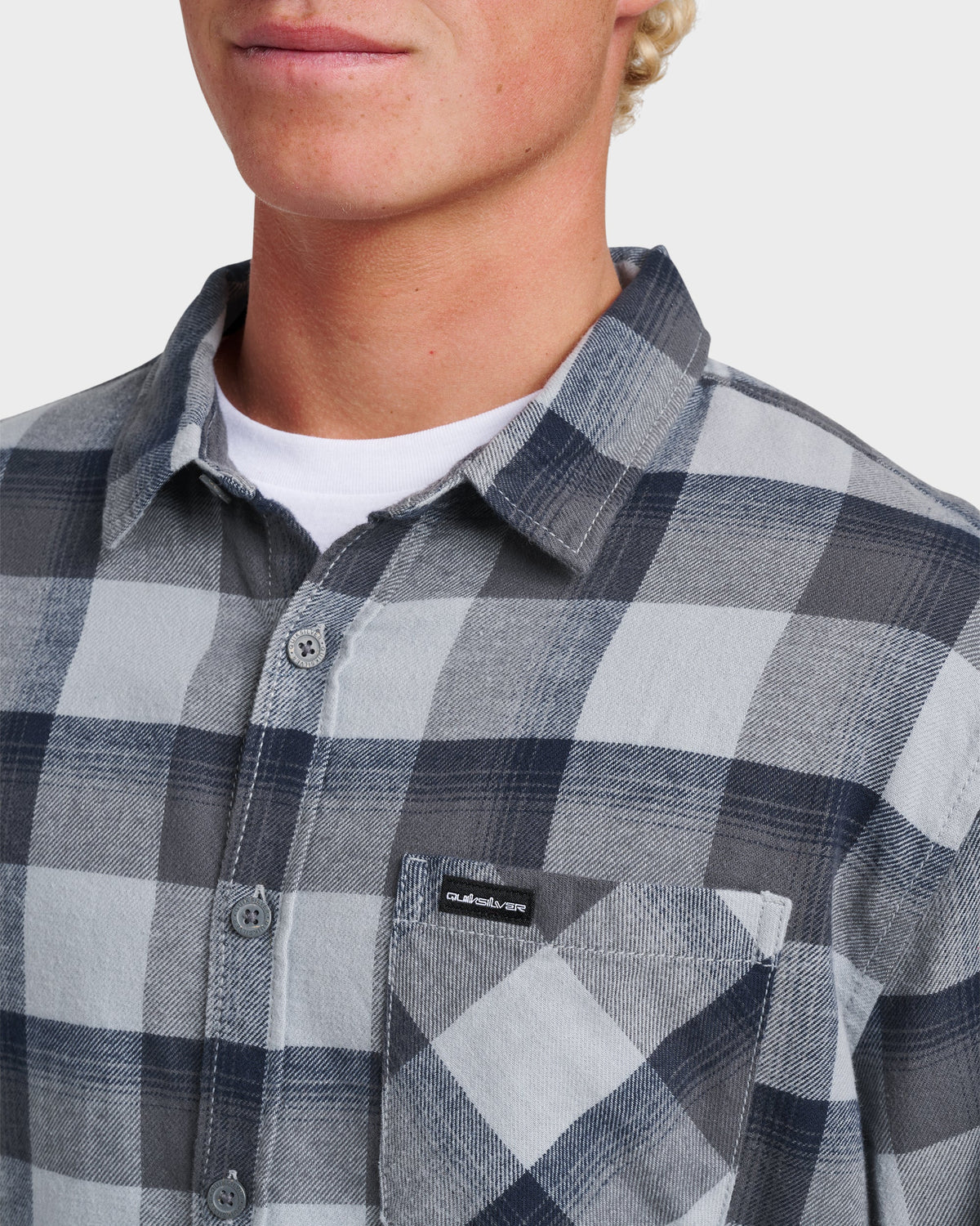 Penmar Check Flannel Shirt - Quarry | Quick Silver