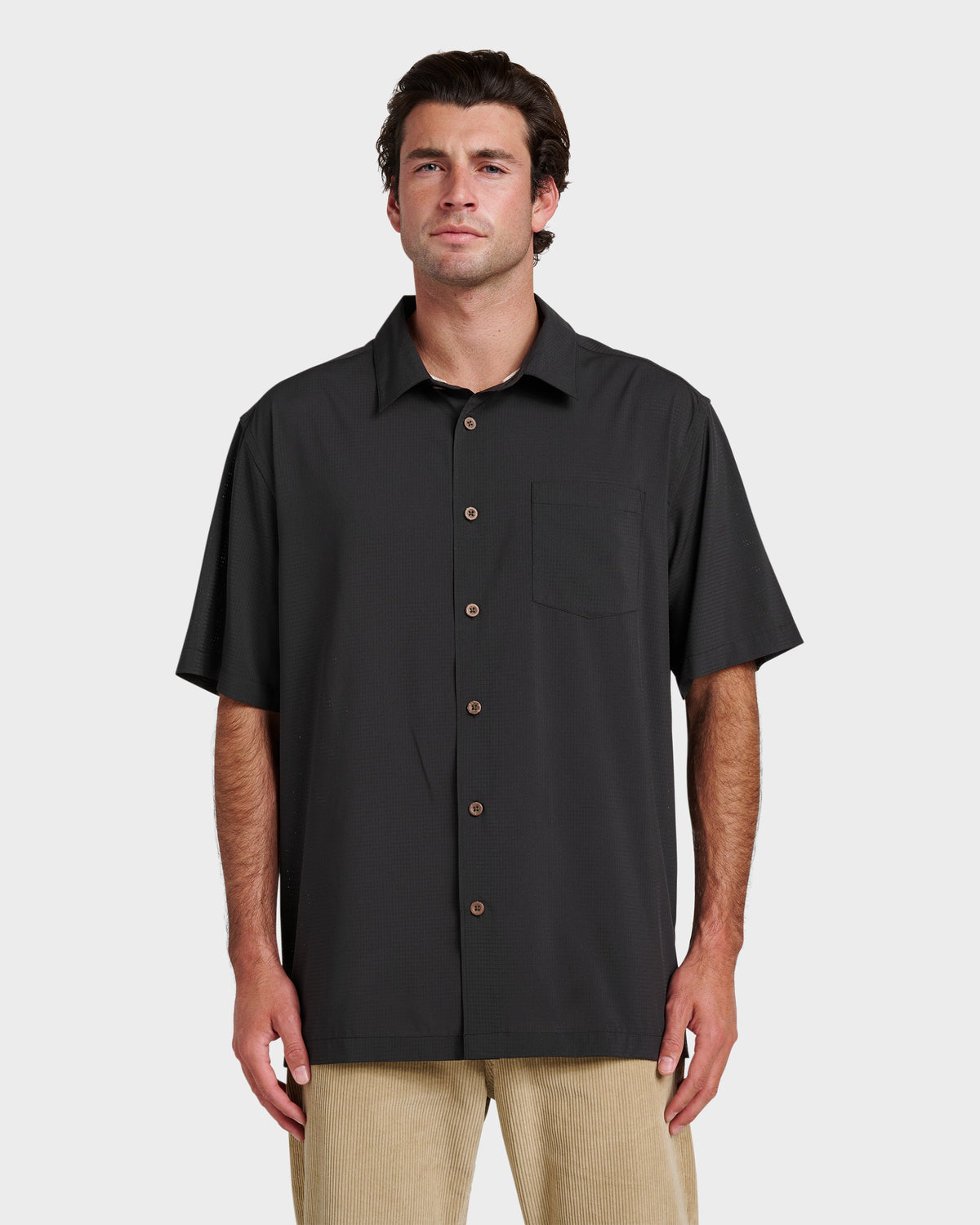 Chaser Short Sleeve Woven Shirt - Phantom | Quick Silver