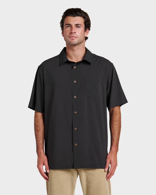 Chaser Short Sleeve Woven Shirt - Phantom | Quick Silver