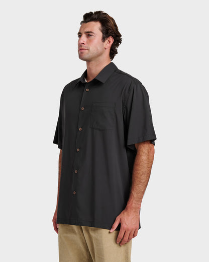 Chaser Short Sleeve Woven Shirt - Phantom | Quick Silver