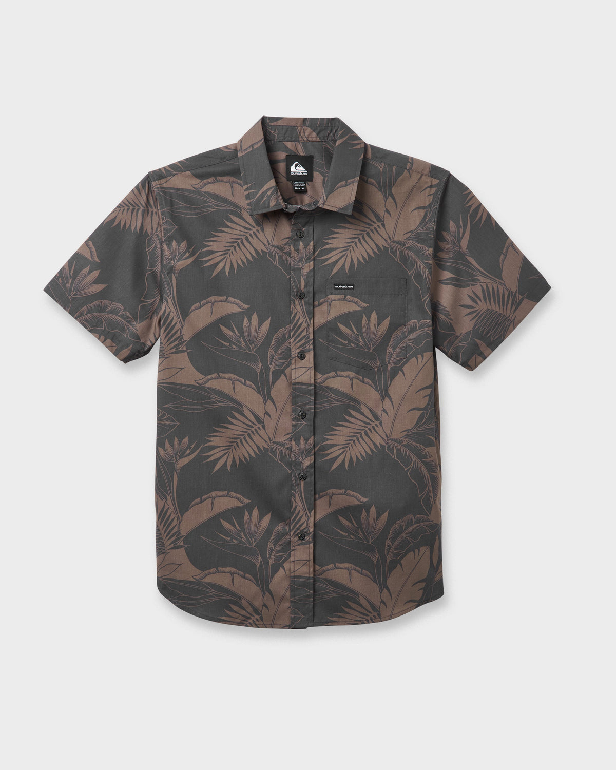Kahanu Classic Short Sleeve Shirt - Black | Quick Silver