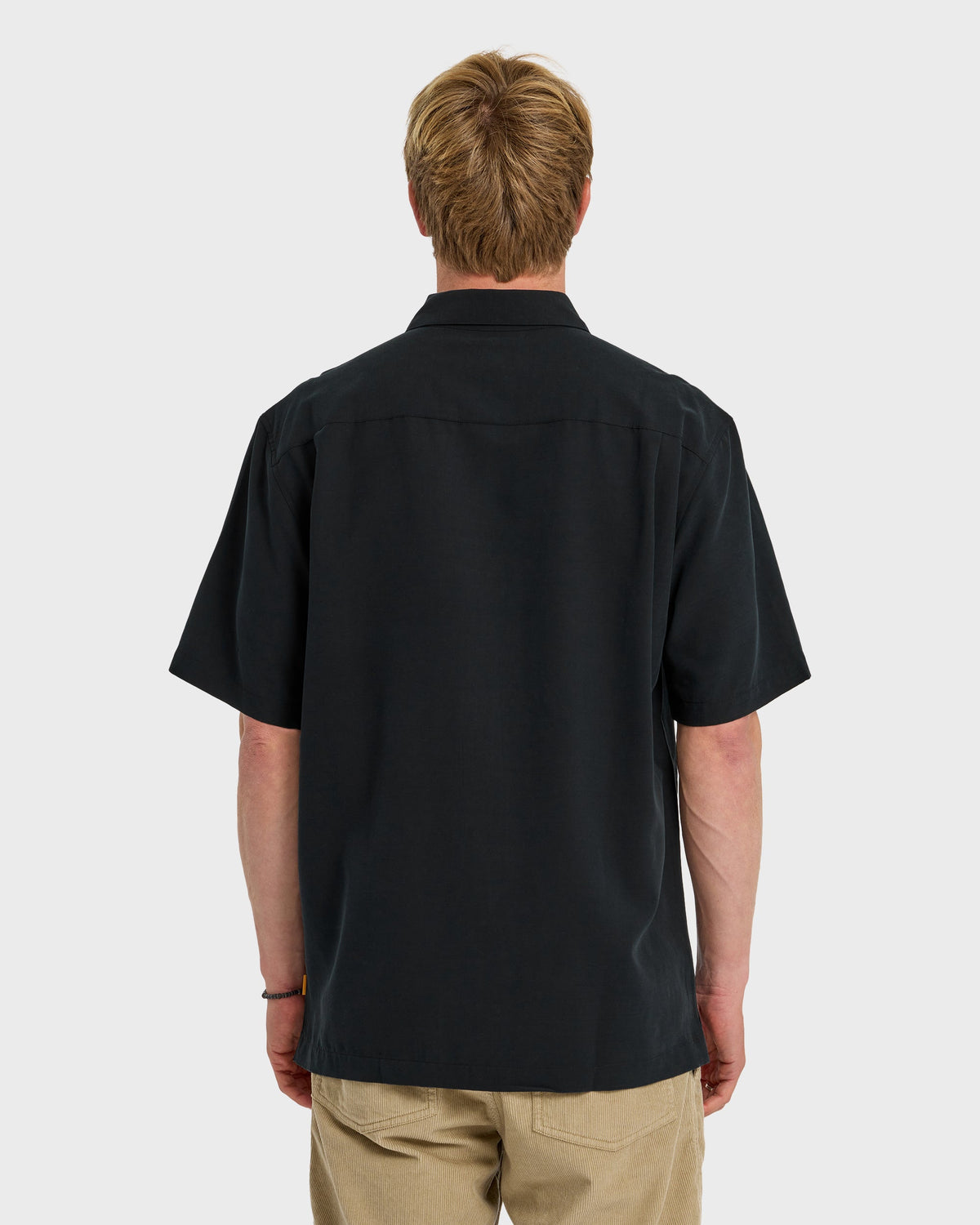 Waterman Tahiti Palms Premium Anti-Wrinkle Shirt - Black | Quick Silver