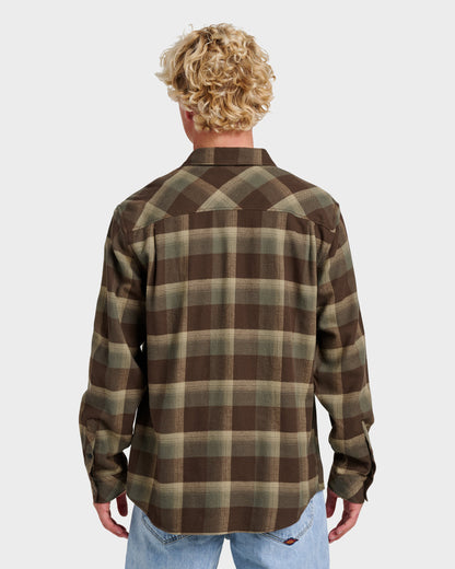 Penmar Check Flannel Shirt - Chocolate Brown | Quick Silver