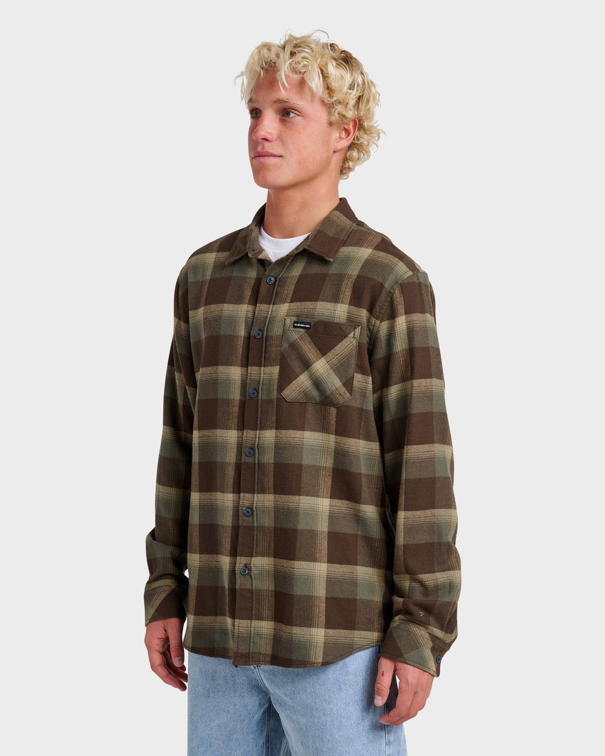 Penmar Check Flannel Shirt - Chocolate Brown | Quick Silver