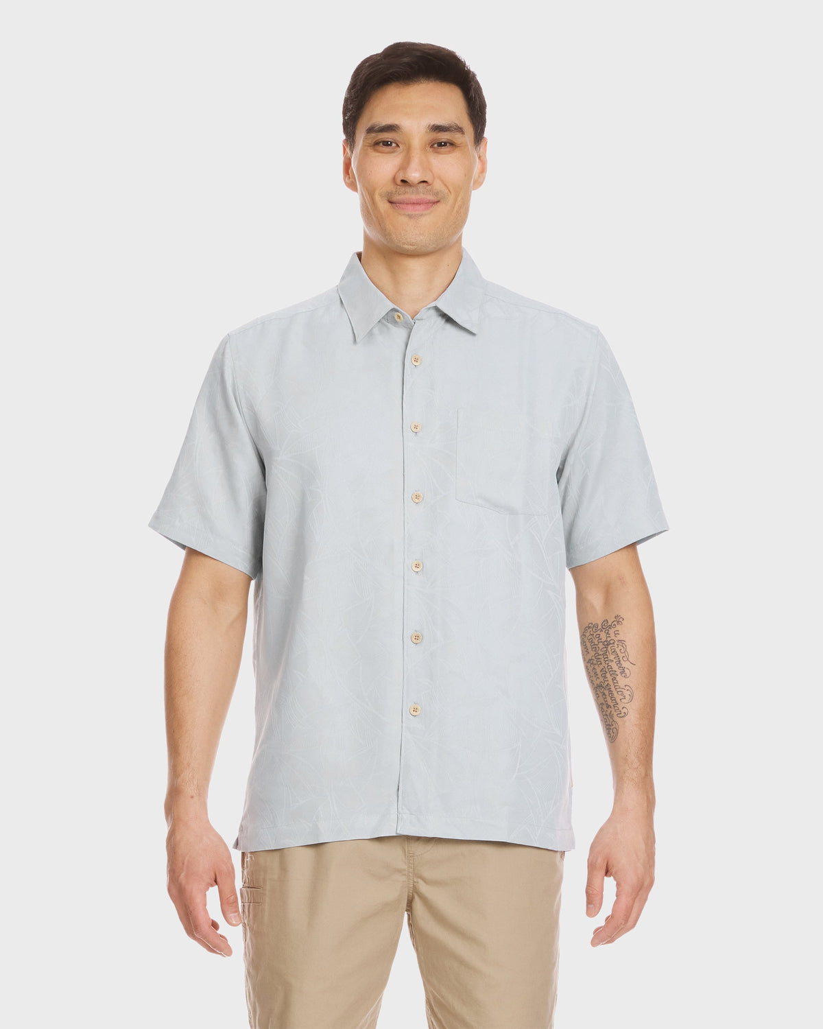 Waterman Island Jungle Shirt - Cool Blue | Quick Silver