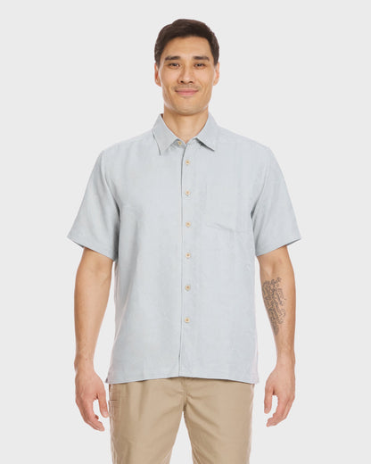 Waterman Island Jungle Shirt - Cool Blue | Quick Silver