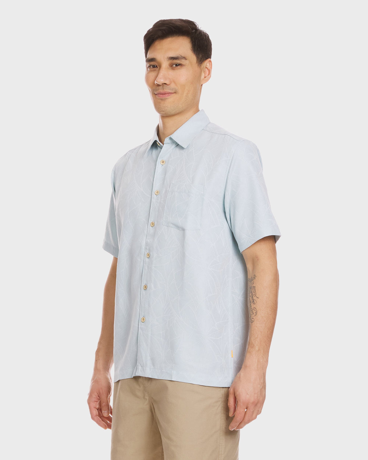 Waterman Island Jungle Shirt - Cool Blue | Quick Silver