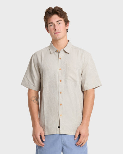 Waterman Island Jungle Shirt - Pelican | Quick Silver