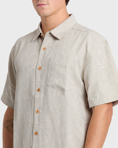 Waterman Island Jungle Shirt - Pelican | Quick Silver