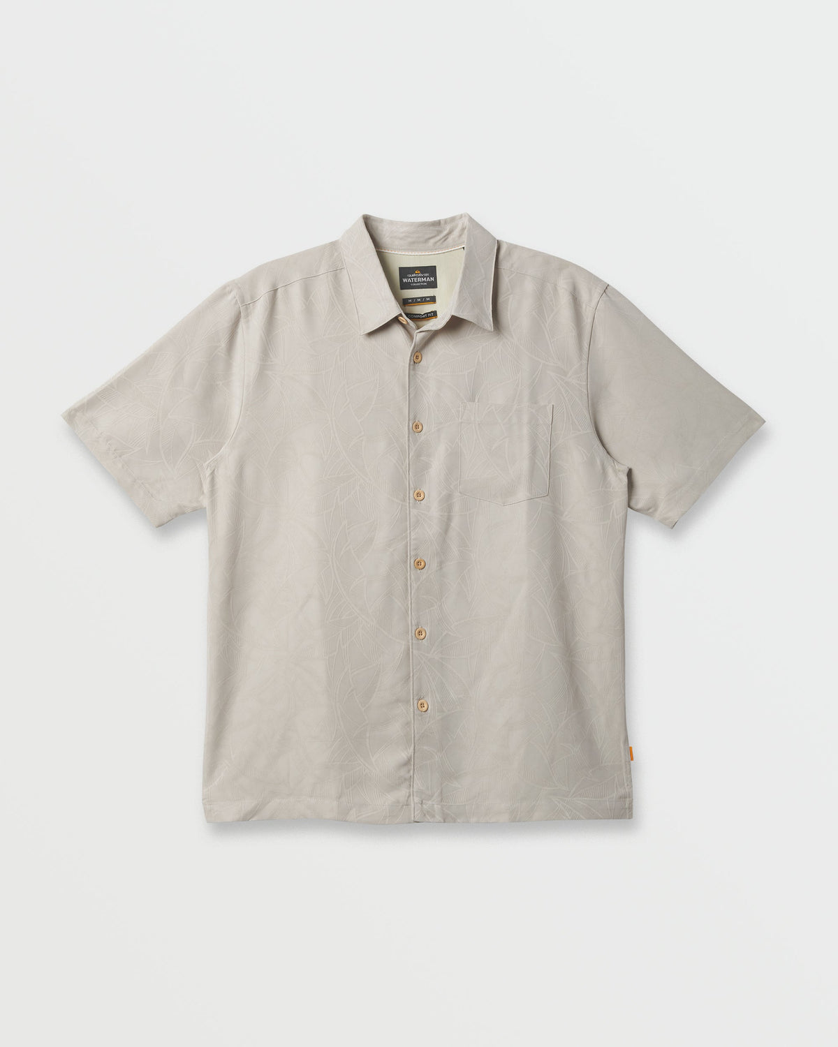 Waterman Island Jungle Shirt - Pelican | Quick Silver