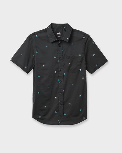 Mini Dimensions Classic Short Sleeve Shirt - Black | Quick Silver