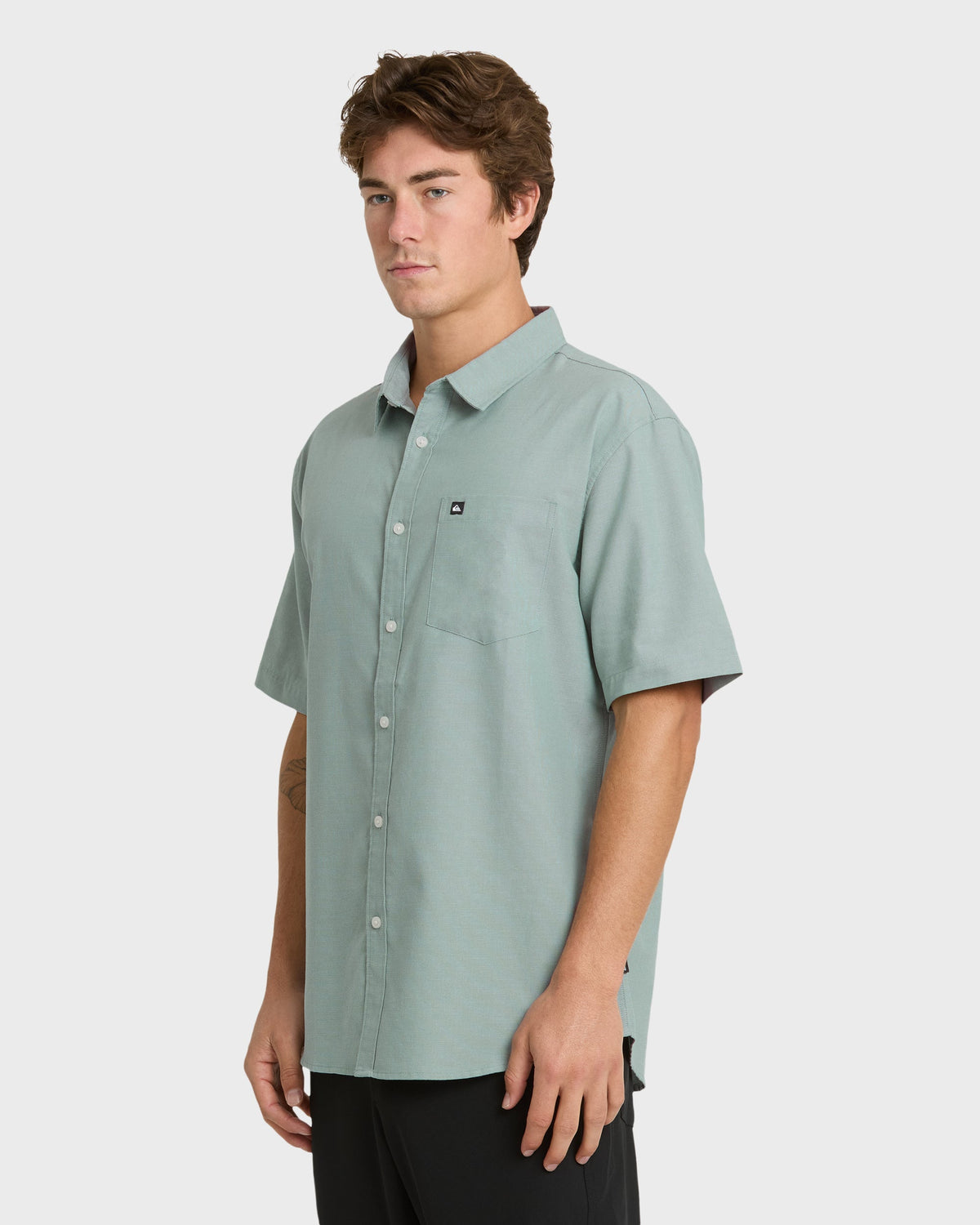 Shoreline Classic Short Sleeve Shirt - Chinois Green | Quick Silver