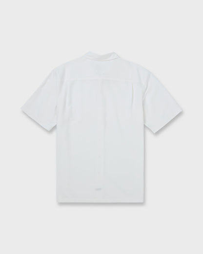 Waterman Tahiti Palms Premium Anti-Wrinkle Shirt - White | Quick Silver