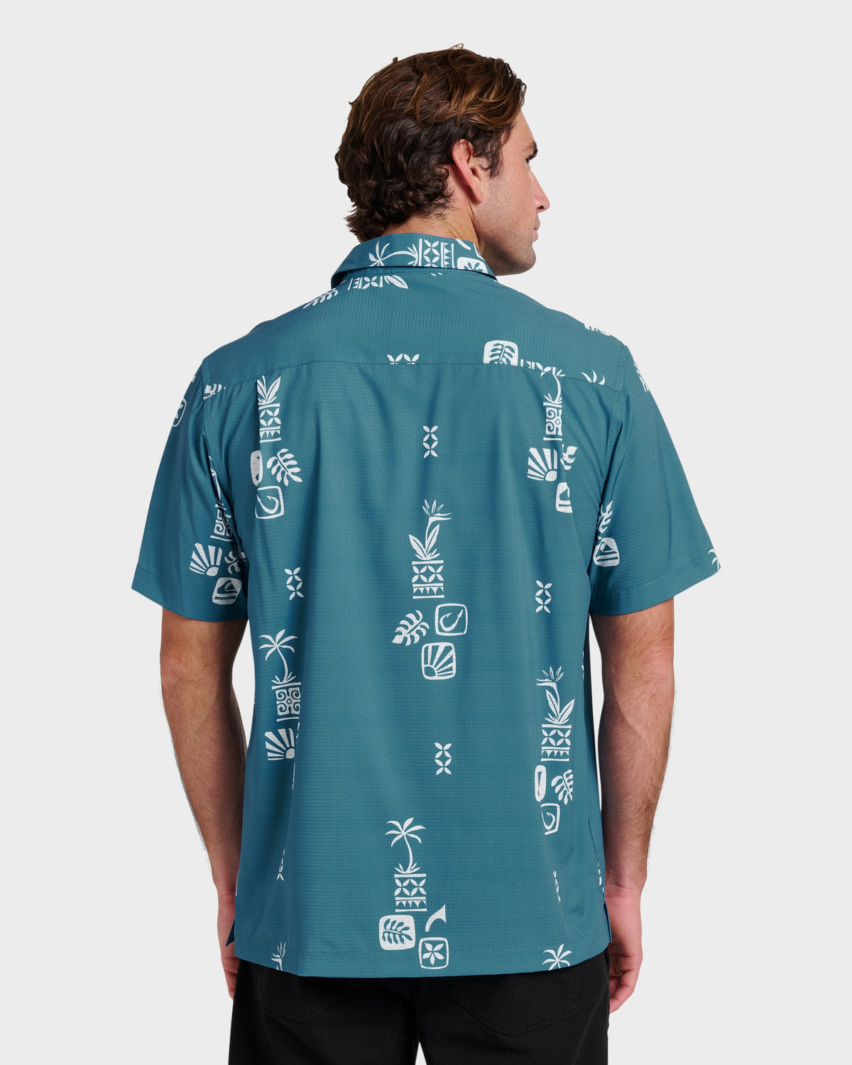 Waterman Mystic Fin Shirt - Real Teal | Quick Silver