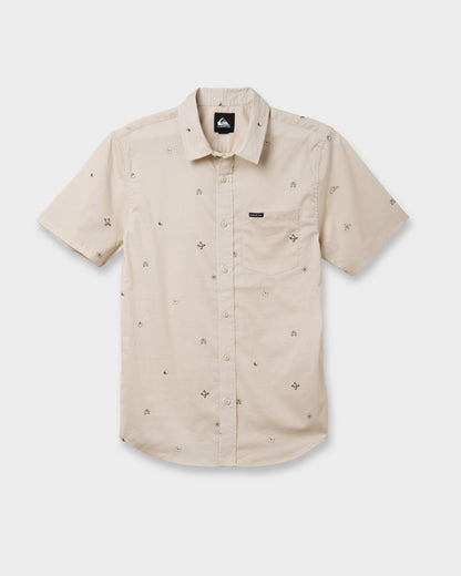 Mini Dimensions Classic Short Sleeve Shirt - Silver Birch | Quick Silver