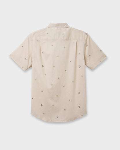 Mini Dimensions Classic Short Sleeve Shirt - Silver Birch | Quick Silver