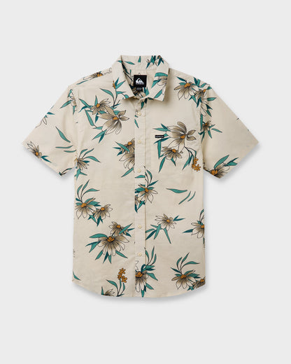 Costal Flora Classic Short Sleeve Shirt - Moonstruck | Quick Silver