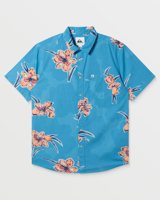 Apero Organic Classics Short Sleeve Shirt - Navagio Bay Print | Quick Silver
