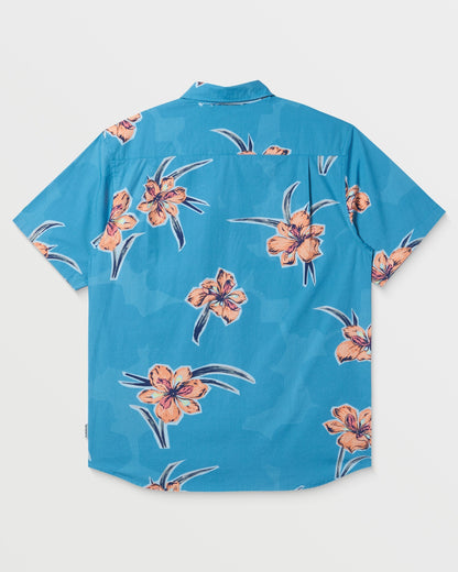 Apero Organic Classics Short Sleeve Shirt - Navagio Bay Print | Quick Silver