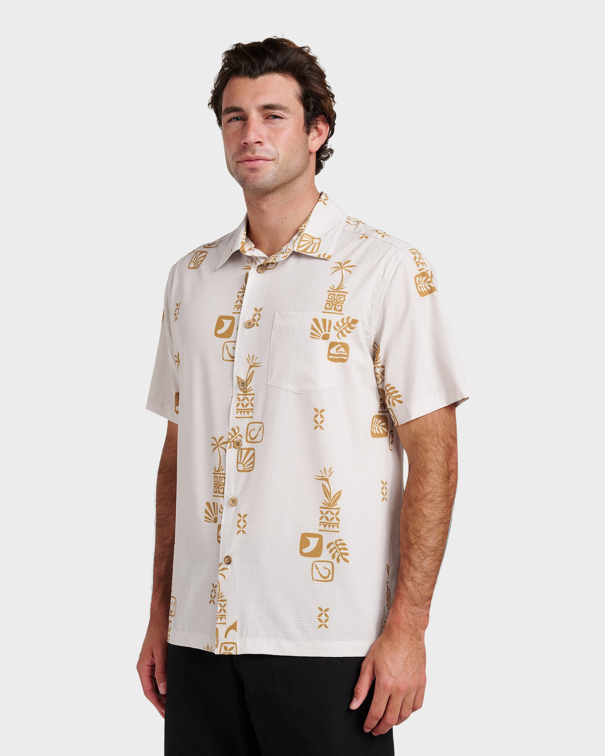 Waterman Mystic Fin Shirt - Moonbeam | Quick Silver