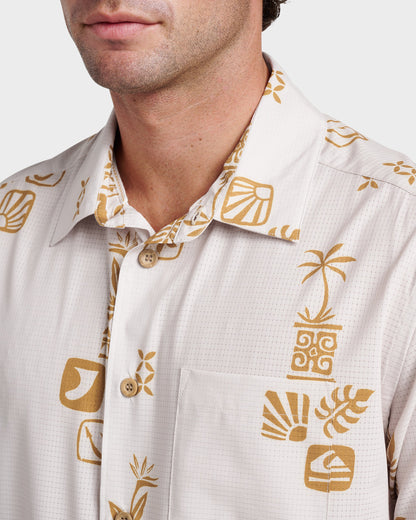 Waterman Mystic Fin Shirt - Moonbeam | Quick Silver