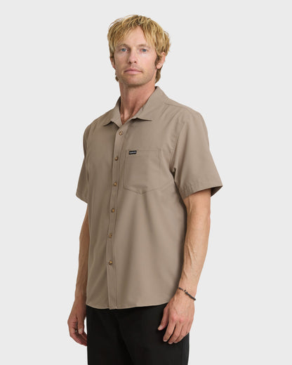 Allport Classic Short Sleeve Shirt - Fallen Rock | Quick Silver