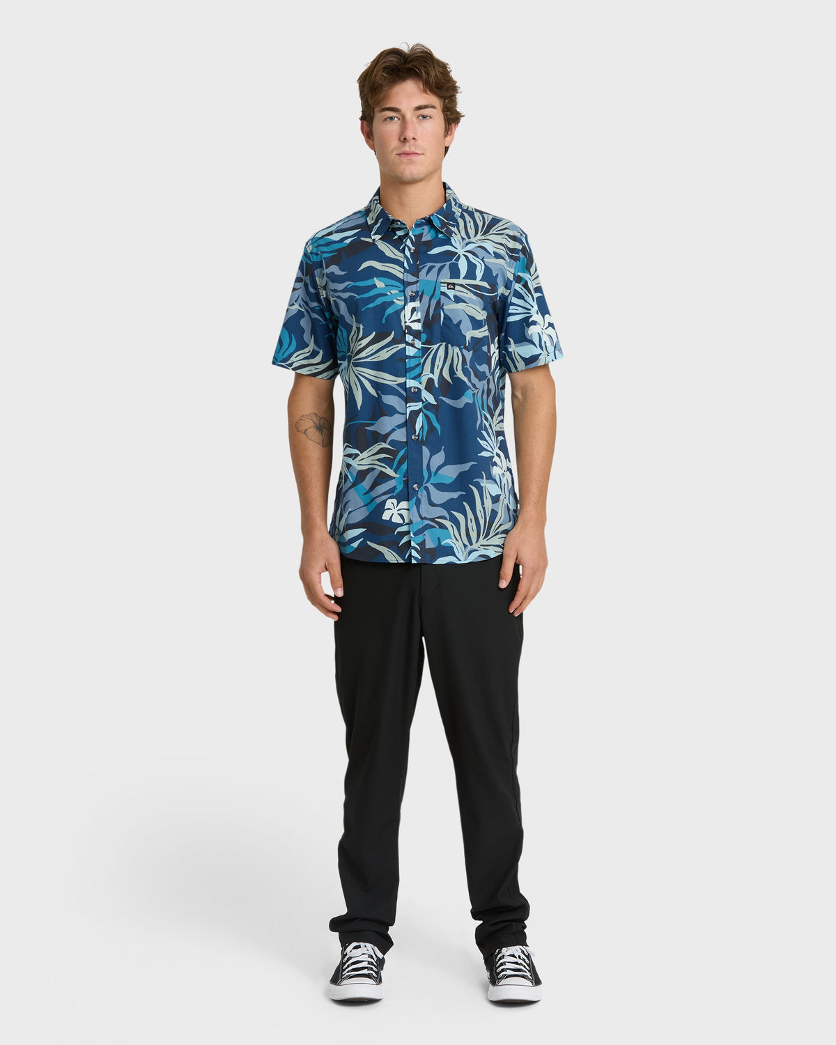 Blueweed Classic Short Sleeve Shirt - Navy | Quick Silver