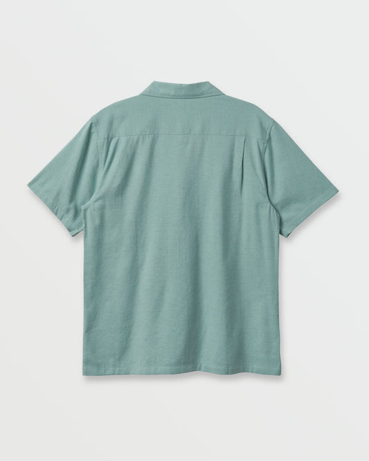 Flecky Island Short Sleeve Shirt - Jade Grey | Quick Silver