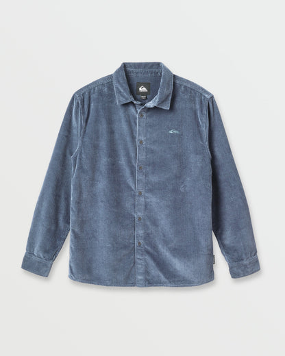 Cord Long Sleeve Shirt - China Blue | Quick Silver