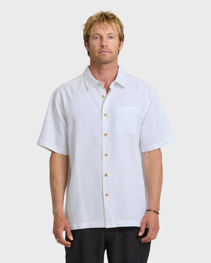 Waterman Island Jungle Shirt - White | Quick Silver