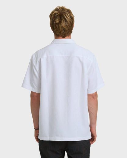 Waterman Island Jungle Shirt - White | Quick Silver